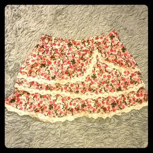 Flowered fun skirt